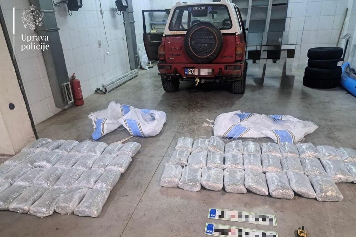 Bivši policajac uhapšen sa 60 kilograma marihuane