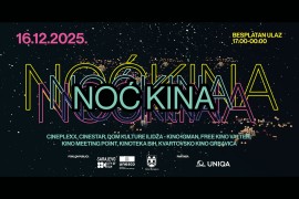 Noć kina 16. decembra u Sarajevu uz besplatan ulaz, objavljen program