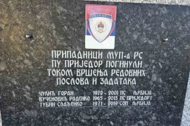 Radenko Bašić uklonjen sa spomen-ploče poginulim policajcima