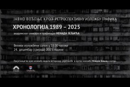 Vođenje kroz retrospektivnu izložbu grafika Nenada Zeljića u ...