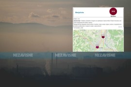 Vazduh u Banjaluci opasan