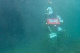 Novogodišnja jelka u Ohridskom jezeru (FOTO, VIDEO)