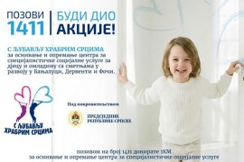 "S ljubavlju hrabrim srcima": Broj 1411 do sada pozvan 70.291 put ...