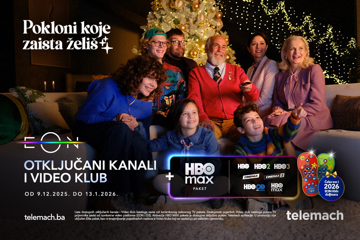 Praznična čarolija uz Telemach i EON – otključavamo svijet zabave!