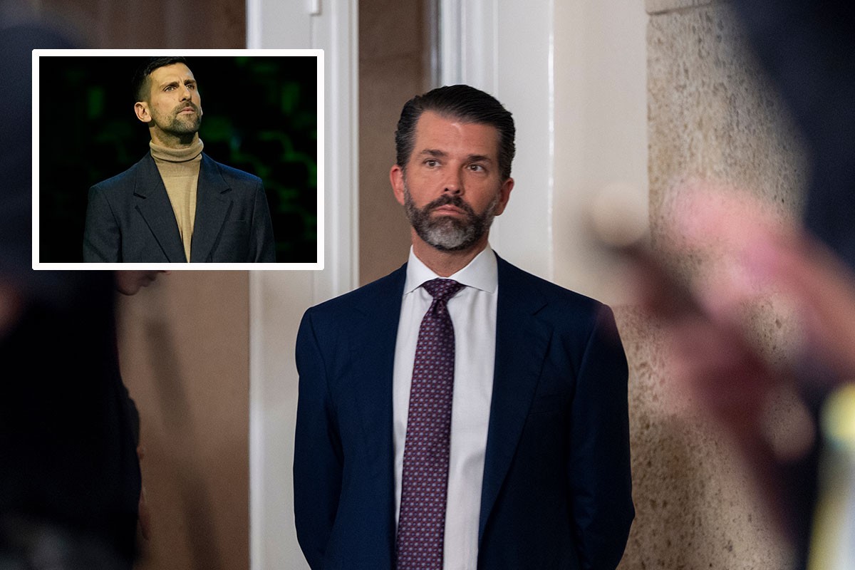 Trampov sin reagovao na tvit o Đokoviću: "Tužno, ali istinito"