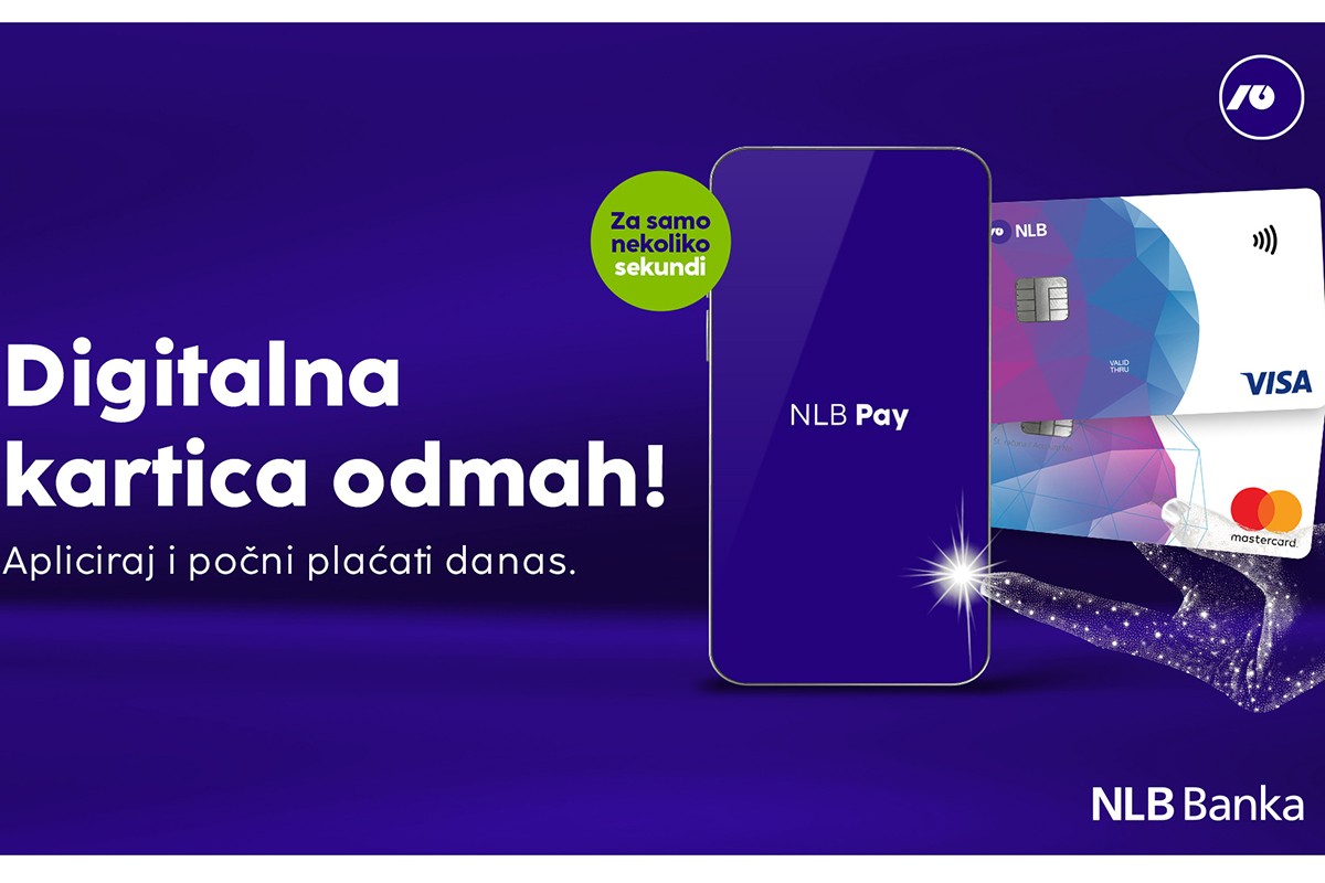 Lansiran “Digital first” – NLB digitalna kartica klijentima dostupna odmah