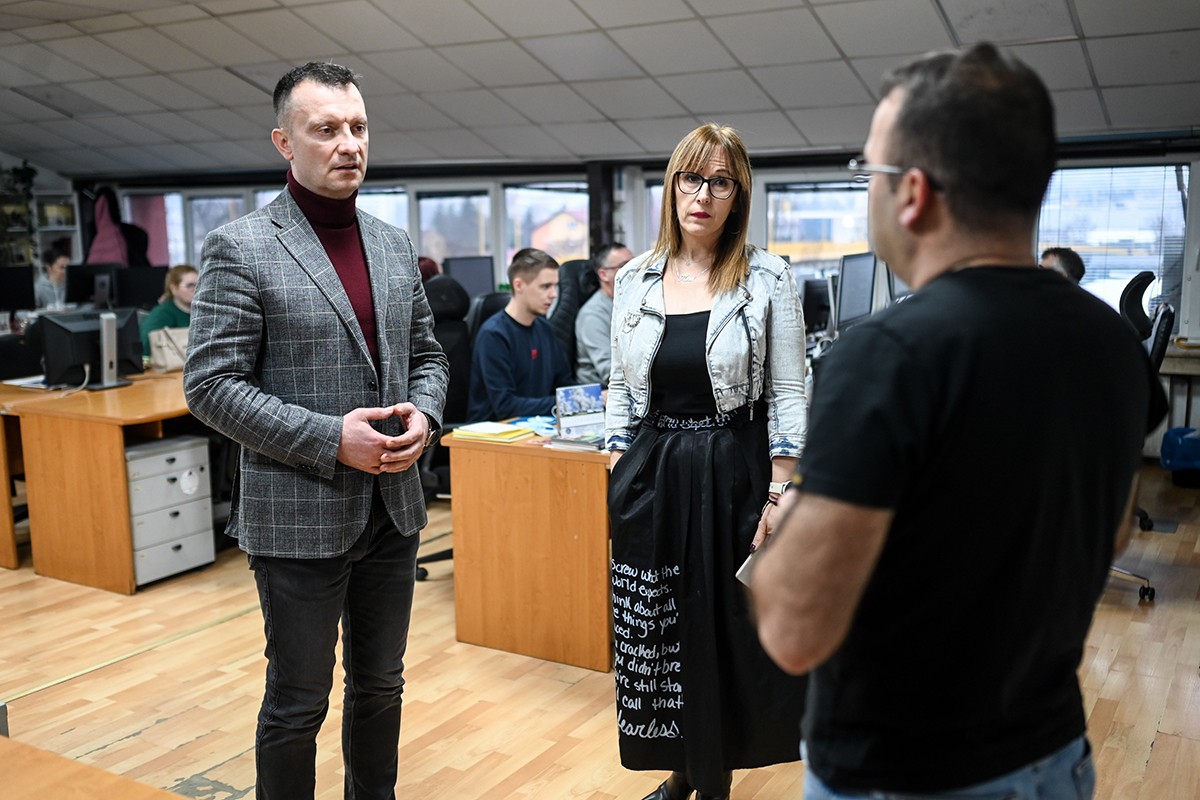 Goran Maričić, direktor Poreske uprave RS, posjetio "Nezavisne novine"