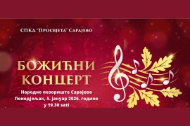 Tradicionalni Božićni koncert SPKD "Prosvjeta" u Narodnom pozorištu ...
