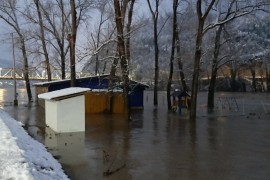 Protok na HE "Mali Zvornik" 2200 metara kubnih u sekundi: Voda stigla ...