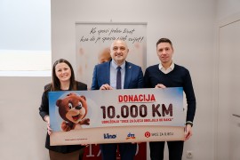 Lino realizirao donaciju u vrijednosti 10.000 KM za podršku ...