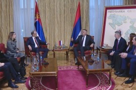 Macuta dočekao Šeranić, u toku sastanak sa Minićem (VIDEO)