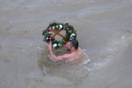 Litija i plivanje za časni krst u Banjaluci u ponedjeljak, 19. januara