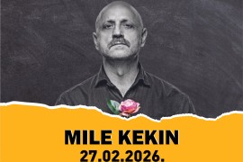 Mile Kekin 27. februara u Banjaluci