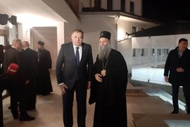 Dodik na slavi kod patrijarha: "Krsna slava važna za svaku srpsku ...