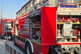 Veliki požar u industrijskoj zoni u Novom Pazaru