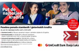 Put do najboljeg kredita vodi u UniCredit