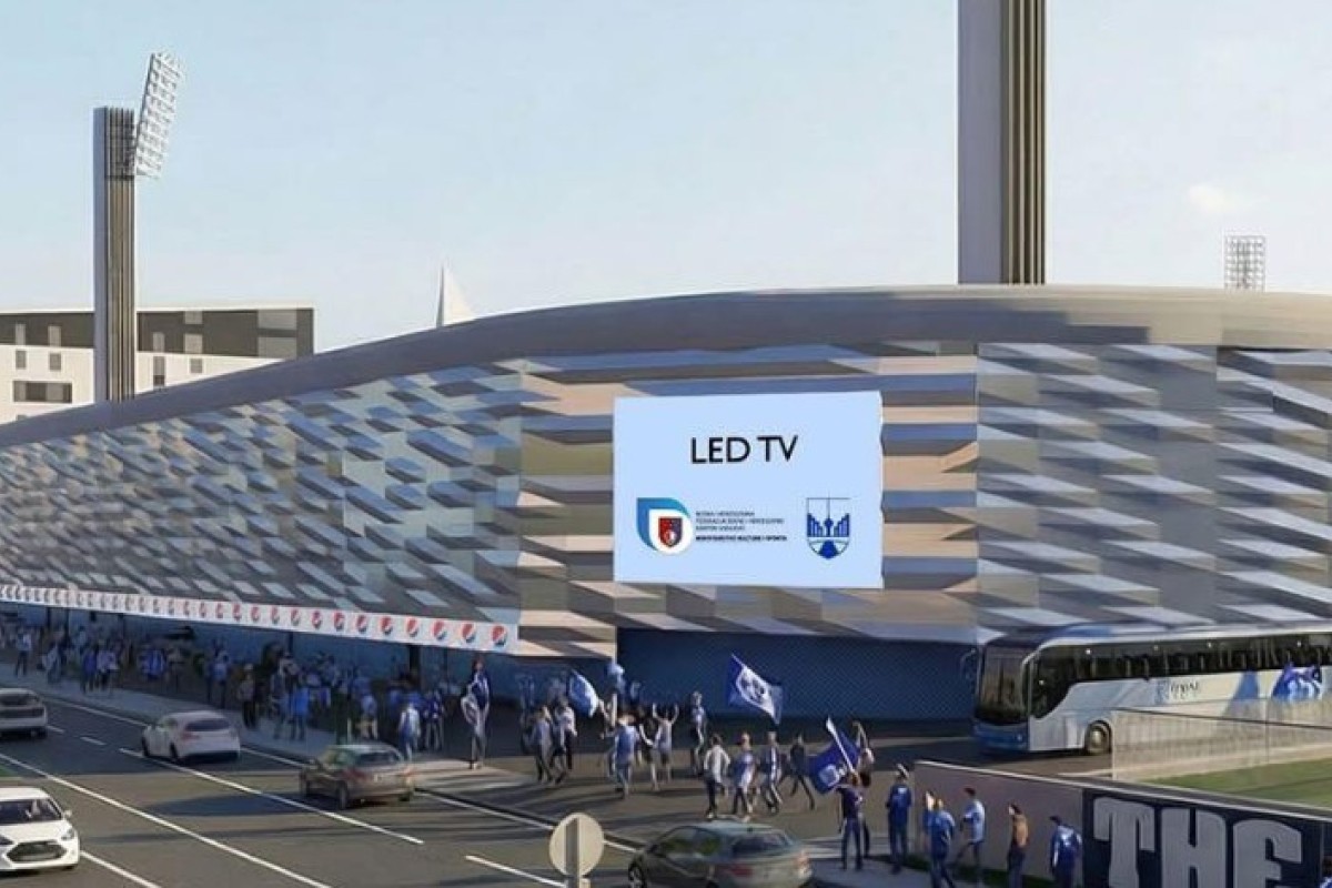 Stadion "Grbavica" dobija moderan vanjski izgled