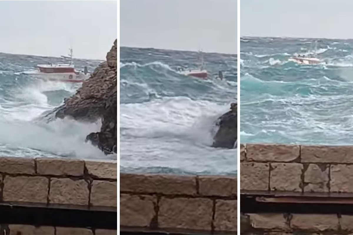 Muškarca iz BiH talasi povukli u more u Dubrovniku, u toku akcija spasavanja (VIDEO)