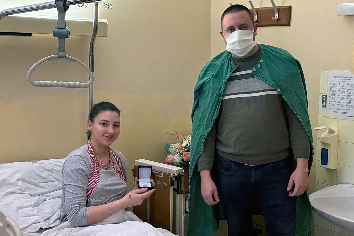 Prva novogodišnja beba u Prijedoru Todor Krčmar iz Novog Grada