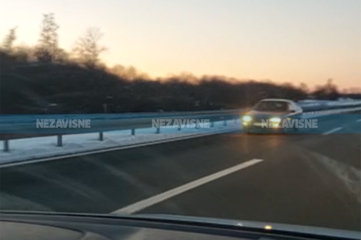 Nevjerica na auto-putu Banjaluka-Gradiška: Auto jurio u pogrešnom smjeru (VIDEO)