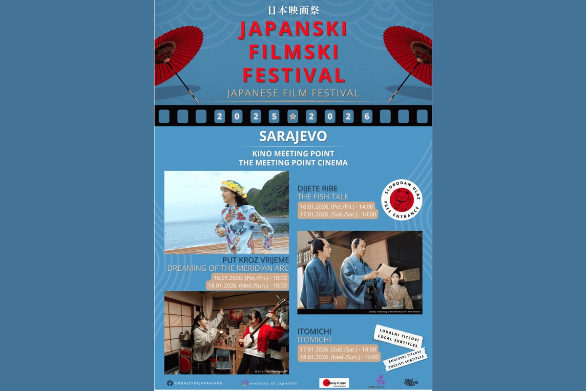 Japanski filmski festival od 16. do 18. januara u Sarajevu