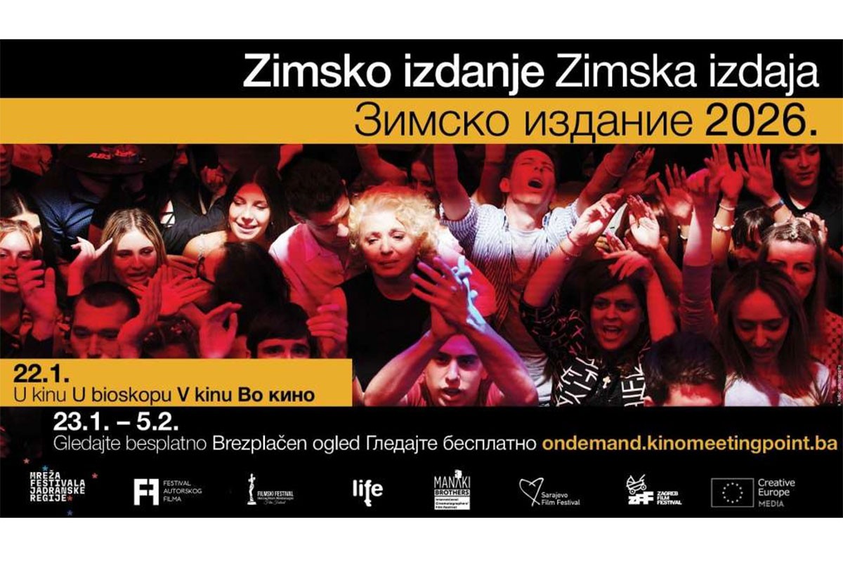 Besplatne projekcije filmova na Zimskom izdanju Mreže festivala Jadranske regije