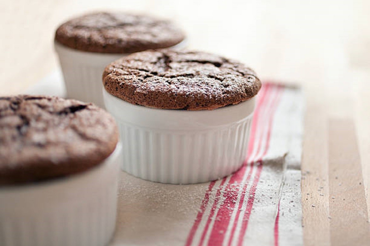 Sufle sa kokosom i čokoladom