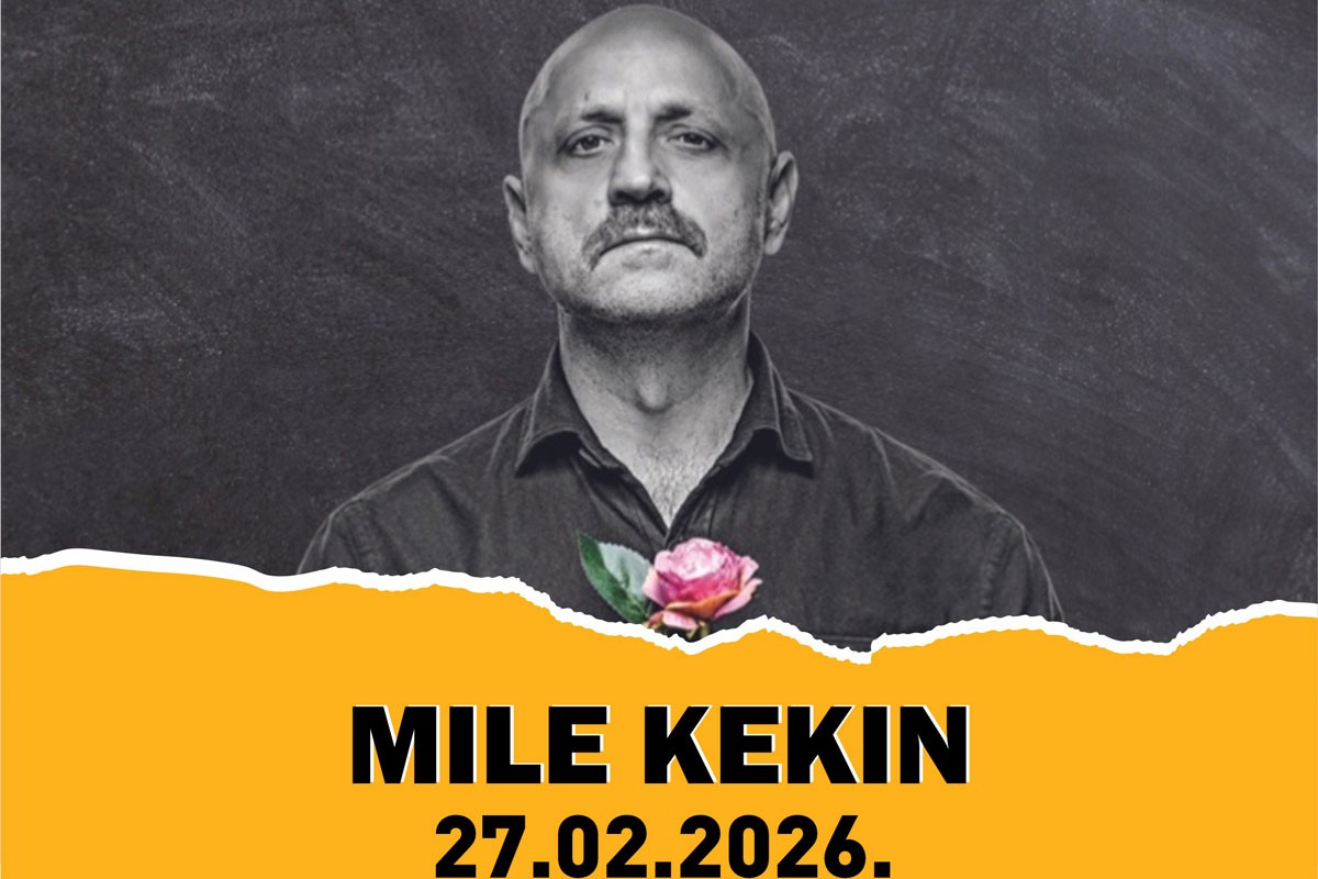 Mile Kekin 27. februara u Banjaluci