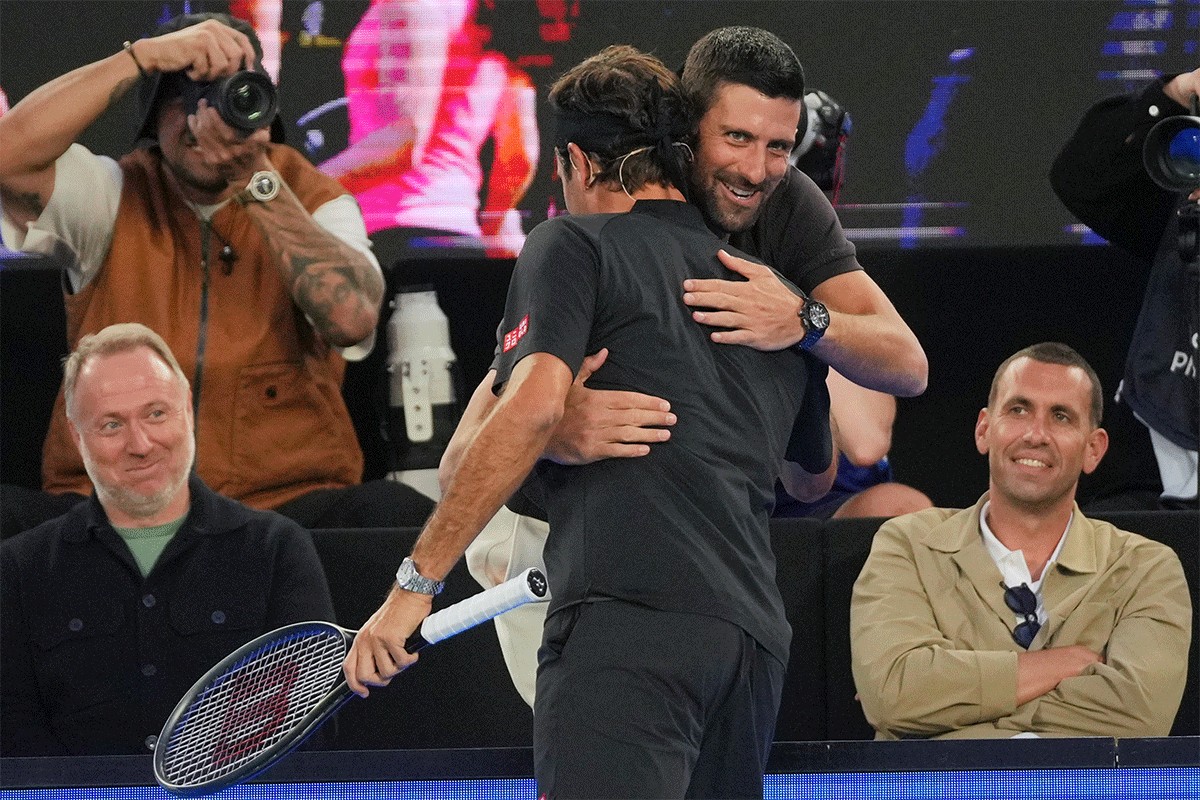 Federer prekinuo meč kada je vidio Đokovića