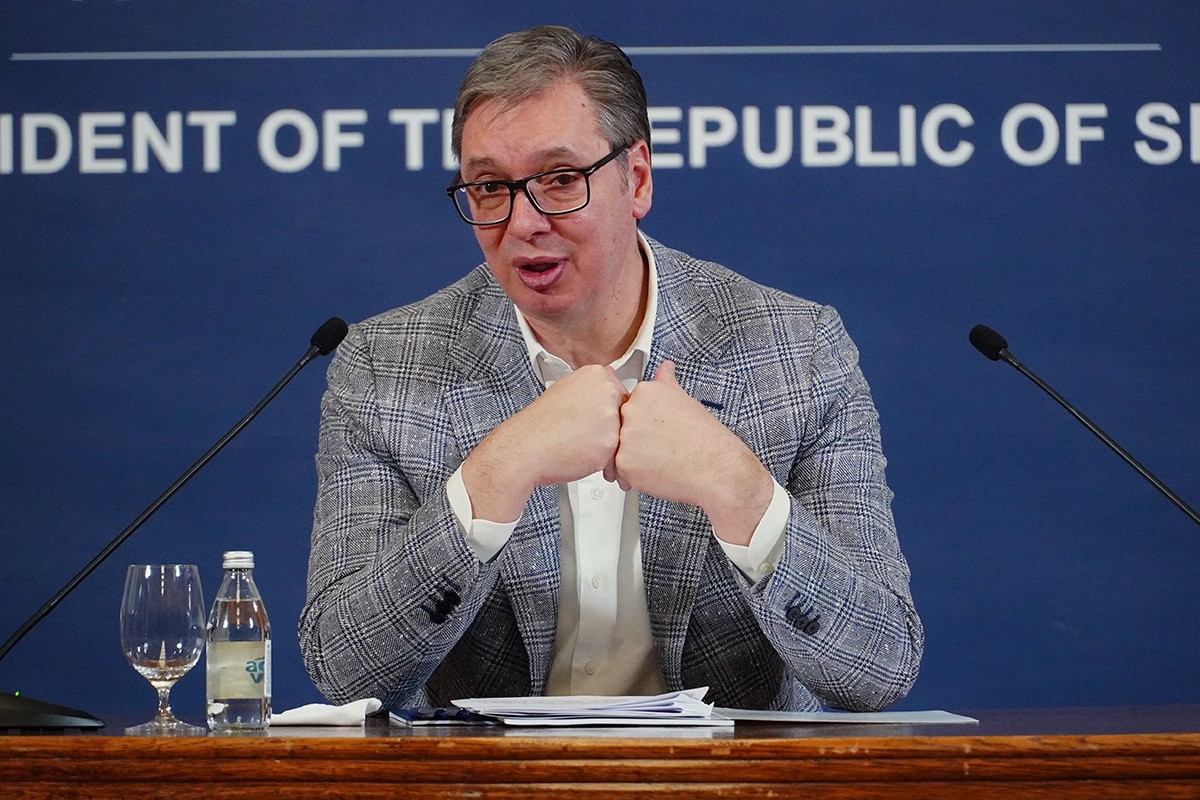 Vučić i Plenković u Davosu razgovarali o NIS-u