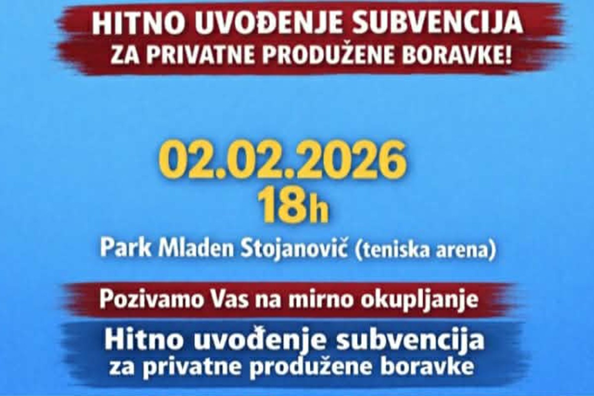 Miran skup roditelja u Banjaluci: Hitne subvencije za produžene boravke