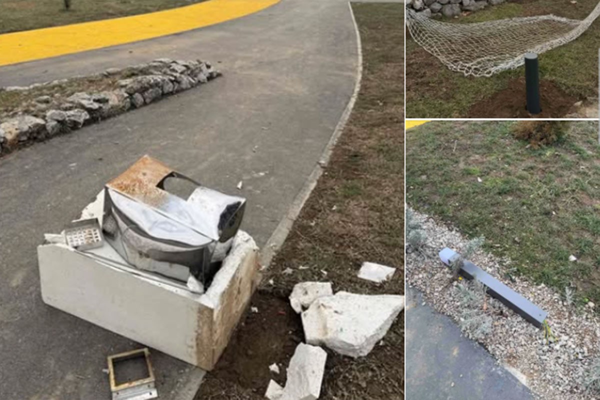 Identifikovani osumnjičeni za vandalizam u novom parku kod "Akvane" u Banjaluci