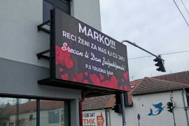 Dan zaljubljenih obilježila poruka na bilbordu (FOTO)