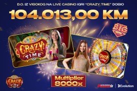 Igrač iz Visokog s 13 KM uloga osvojio 104.000 KM na live casinu ...