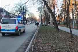 Sudar motocikla i auta kod parka "Mladen Stojanović" u Banjaluci