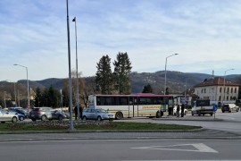 Sudar autobusa i automobila u Banjaluci