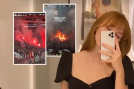 Ruska ljepotica uživo gledala "večiti derbi" i ostala u čudu (VIDEO)