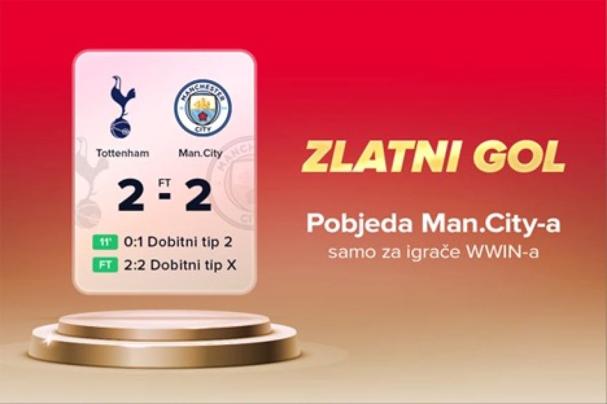 WWIN isplatio 1,6 milijuna KM kroz promociju Zlatni gol: gubitni tiketi postali dobitni