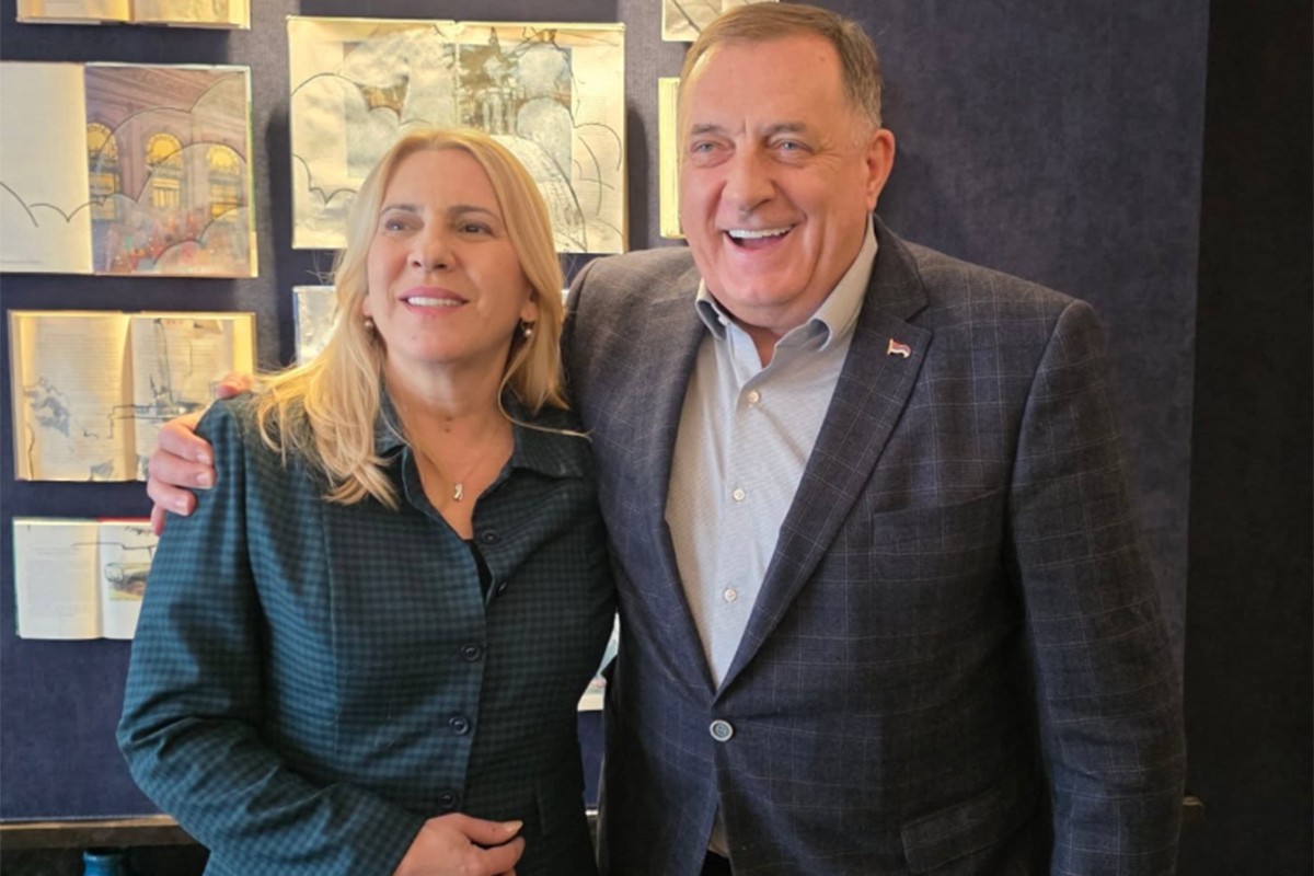 Cvijanovićeva i Dodik u Americi: "Tu smo" (FOTO)