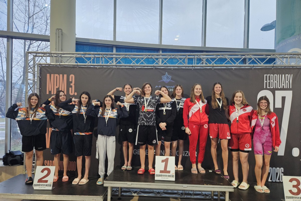 Plivačima Orke 35 medalja i ekipno treće mjesto na "Plivačkom Vučku"