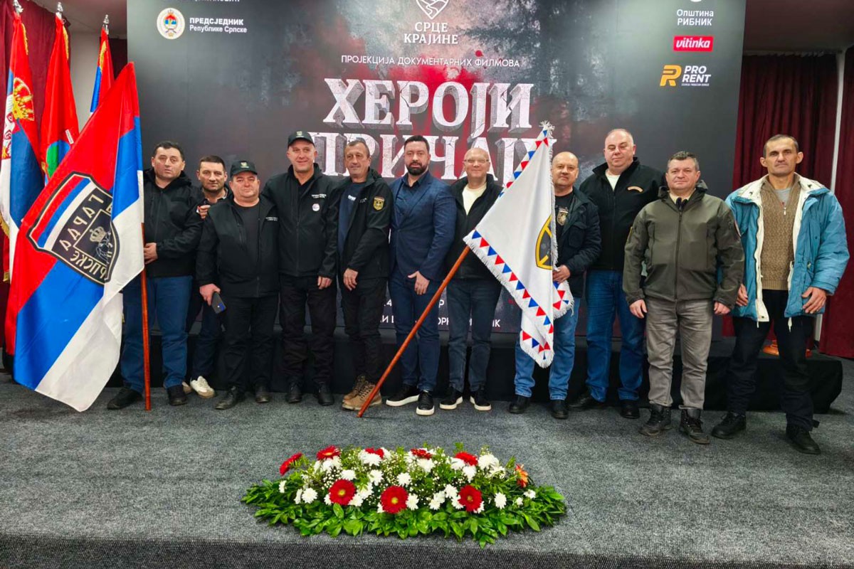 Prikazani filmovi "Veterani Košara" i "Sinovi Srpske"