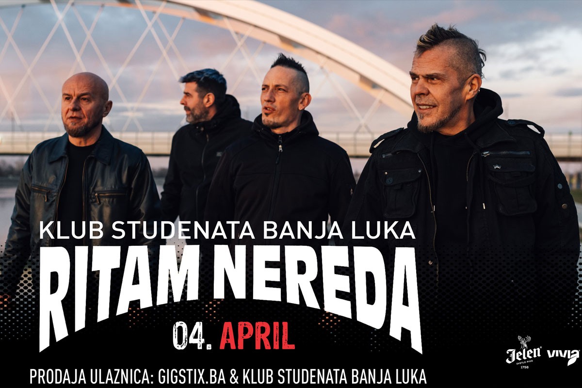 "Ritam nereda" 4. aprila u Klubu studenata Banjaluka