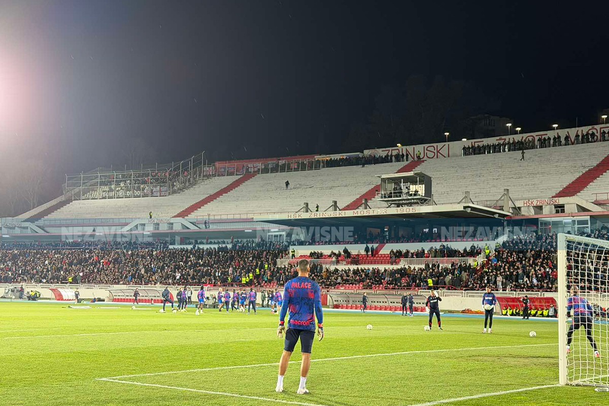 Pogledajte atmosferu u Mostaru iz ugla navijača Kristal Palasa (FOTO, VIDEO)