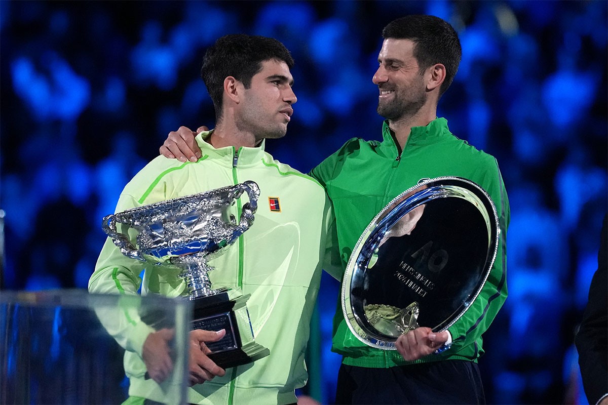 Karlos Alkaraz najbolji teniser na svijetu, Novak Đoković treći