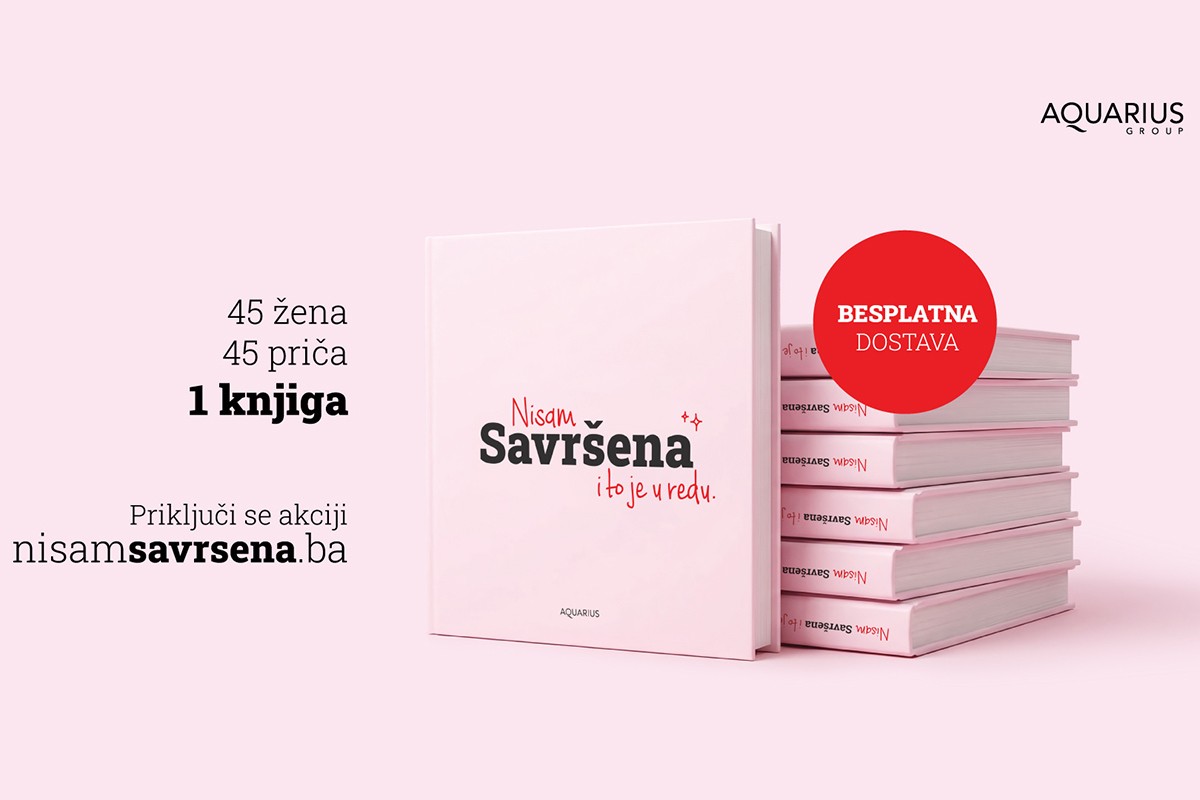 Svaka knjiga "Nisam savršena" koju kupite donosi nadu i pomoć djeci u BiH