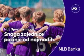 Odabrani sportski klubovi u projektu "NLB sport za mlade 2025/2026"