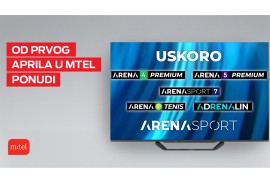 Još više sporta stiže na m:tel: Od 1. aprila pet novih Arena Sport ...