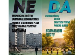 Poziv na mirni skup: "Ne" betonizaciji Starčevice