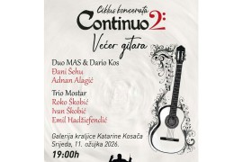 Koncert klasične gitare 11. marta u Mostaru
