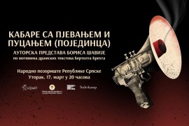 Monodrama Borisa Šavije na sceni Narodnog pozorišta Republike Srpske